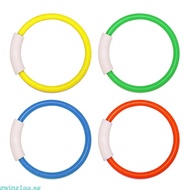zwinz1aa Pool Diving Toy 4Pieces Dive Rings Safe Entertainment Rings Set For Kids And Family Fun Sno