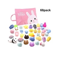 Mochi Squishy Toys with Cute Bag Stress Toy Reward Toys for