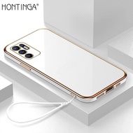 Hontinga Casing Ponsel Untuk OPPO Reno 6 Reno6 4G, Casing Ponsel Perse