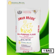 Swan All Purpose flour 25 KG. 1 BAG /SACK
