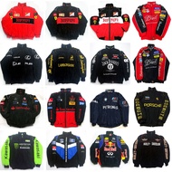 2023 2024 Newest Racing Suit F1 Retro American Jacket Motorcycle Riding Suit Motorcycle Suit Baseball Suit Outdoor Cotton Suit Autumn And Winter Windproof