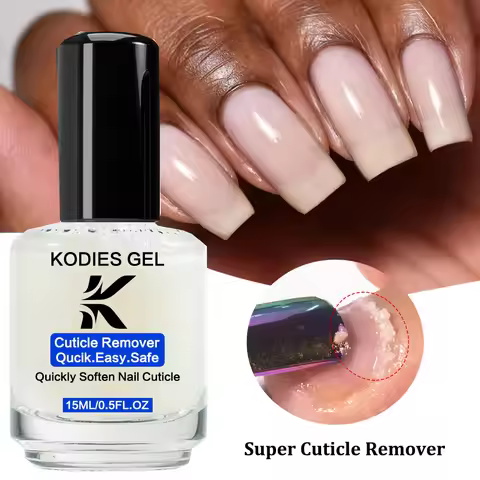 KODIES GEL Instant Cuticle Remover Liquid Oil Cuticle Softener for Nails Nail Care with Lanolin Foot
