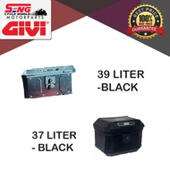 GIVI MATTERHORN ALUMINIUM TOPCASE BOX  (39L) & GIVI ULTIMO TOP CASE BOX (37L) - ALL BLACK