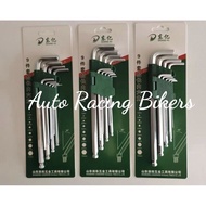 Auto racing bikers  ALANKEY ALAN KEY TOOL SPANAR SPANNAR SET UNIVERSAL HEAVY DUTY L Lengki Spanar Se