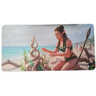Custom MTG-Inspired Extended Mousepad / Playmat – Beach Theme (60x30cm)