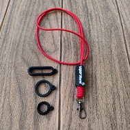 Lanyard Pods Gantungan Tali Elastis Karet Tulisan Tebal PAPERSTROM