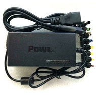 Universal Laptop AC Adapter Plug 120W - 12V/15V/16V/18V/19V - Multifunction Adapter - JY-120W - Blac