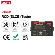 UNI-T UT582+ Digital RCD (ELCB) Tester AUTO RAMP Leakage Circuit Breaker Meter with Mis-Operation Bu