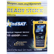 VF-6800P DVB-T2 /S2 /C Satellite Finder 2000mA MPEG4 Sat Finder Meter 2.4 inch LCD DVB-T DVB-S HD Di