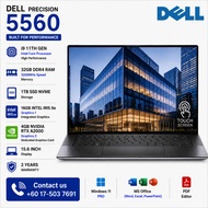 Dell Precision 5560 Workstation | i9 11th Gen | 15.6" OLED Touch Screen | 32GB RAM | 1TB SSD | 4GB N