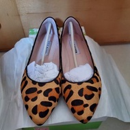 豹紋尖頭平底鞋 Leopard  flats