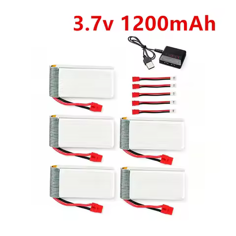 3.7v 1200mah Lipo Battery 903052 for Syma X5HC X5HW X5UW X5UC RC Quadcopter Drone Spare Parts VS 100