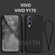 เคสโทรศัพท์มือถือ VIVO Y27S Y17S 2023ใหม่ให้ความรู้สึกผิวนุ่ม VivoY17S ปลอกกันกระแทกซิลิโคน TPU พร้อ