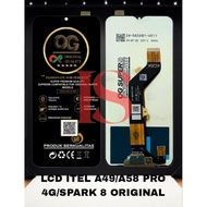 LCD ITEL A49 FULLSET TOUCH SCREEN LCD ITEL A49/A58 PRO 4G/SPARK 8 LCD ORIGINAL