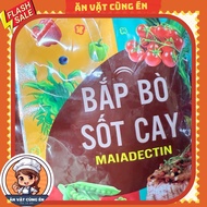 Bag of 30 packs of beef shank snacks with Red Watermelon sauce, spicy and delicious, extremely spicy