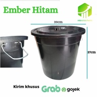 Baru Ember Tutup Rainbow Ukuran Sedang Hitam