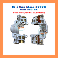 Bộ ổ than khoan BOSCH GSB 550 RE - Brush Plate 2609992608