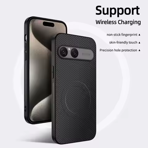Magnetic Cover for Sony Xperia 10 VIII Luxury Carbon Fiber Texture Matte Shockproof Soft Frame Case 