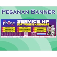 PESANAN BANNER SERVICE HP BANNER KONTER PULSA