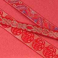 Wedding embroidery in Chinese ethnic style, modern Chinese trend, Chinese-style bridal trousseau dec