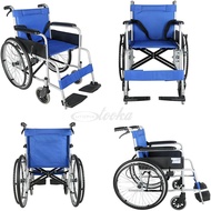 Lenlife รถเข็นผู้ป่วย Wheelchair วีลแชร์ พับได้ น้ำหนักเบา ล้อ 24 นิ้ว มีเบรค หน้า,หลัง 4 จุด เหล็กพ่นสีเทา รุ่น AA017 รถเข็นผู้สูงอายุ wheelchair รถเข็นผู้ป่วย วีลแชร์ พับได้ พกพาสะดวก น้ำหนักเบา รถเข็นผู้ป่วย น้ำหนักเบา พับได