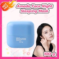 [1 กระปุก] Amado Face Night 6X Ceramide Sleeping Mask อมาโด้ เฟซ ไนท์ 6x เซราไมด์ สลีปปิ้ง มาส์ก [10