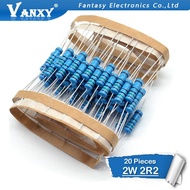 20pcs 2.2 ohm 2W 2.2R 2R2 Metal film resistor