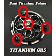 Gr5 titanium Spiner bolts (4pcs) titanium Spiner bolts titanium probolt bolts GR5 titanium Spiner