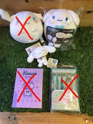 賣新貨有牌日版Sanrio玉桂狗3隻,大陸正版kuromi藍芽耳機，可換