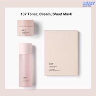 107 Micro Drizzle Toner  155ml, Everyday Plump Hydro Cream 50ml,  Avocado Cuddle Sheet Mask 5p