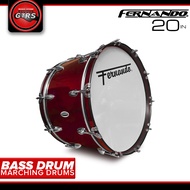 Fernando Marching Bass Drum with Drum Mallet and Straps