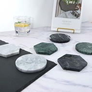 Creative luxury marble ceramic coaster drink cup coffee pad tea mat dining table placemat dining tab