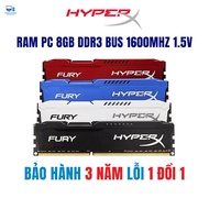 Ram PC Fury hyperx 8GB DDR3 bus 1600MHz Memory Desktop Ram DIMM 8GB PC3 12800 -