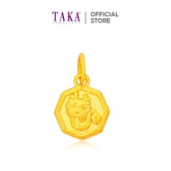 TAKA Jewellery 999 Pure Gold Pendant Dragon