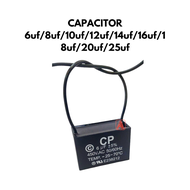 Capacitor 6UF/ 7UF/ 8UF/ 10UF/ 12UF/ 14UF/ 16UF/ 18UF/ 20UF/ 25UF 450V Capacitor Fan CBB61