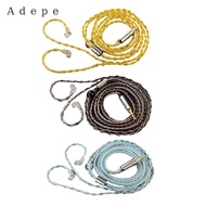 [Adepe] Earphone Audio Wire /2Pin Connector HiFi 8 Core Silver Plated Upgrade Cable