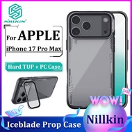 Nillkin ใหม่เคสขาตั้งกล้องโลหะสำหรับ IPhone 17 Pro Max เคสมือถือ UV ทน TPU + ฝาครอบฮาร์ดดิสก์ PC