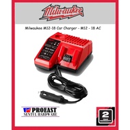 MILWAUKEE M12 - M18 Car Charger - M12-18AC