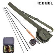 FLY FLY Fishing Rod Set No. 5/6 7/8 FLY Fishing Rod Set Cross-Border Wholesale Larvae Mosquito FLY B
