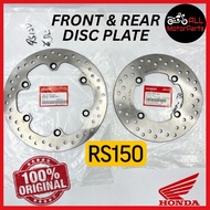 RS150 RS 150 V1 V2 FRONT REAR DISC PLATE PIRING DISC DEPAN BELAKANG BRAKE 45251-K56-N11 /43251-K56-V