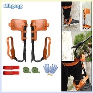 [nlkgeqg] Tree Climbing Spike with Gloves Outdoor Straps Tree Spikes for Climbing Tree