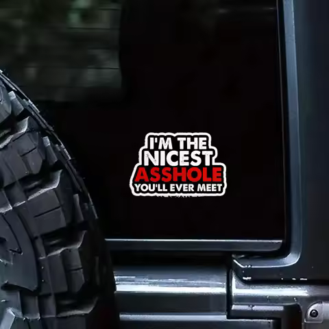 Funny Sarcastic Sarcasm Quote Die-Cut Vinyl Stickers, Sticker For Laptop, Bottle, Truck, Phone, Moto