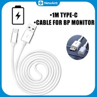 24H Deliver 1m Type-C Charging Cable For Usb Powered Digital Blood Pressure Monitor Charge Bp
