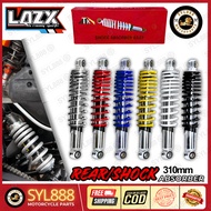 [2PCS] LAZX TK REAR SHOCK ABSORBER 310mm Pair Suspension For XRM/WAVE/SMASH For Motorcycle