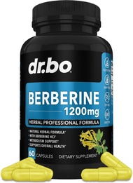 Berberine Supplement Capsules - 1200mg Berberine HCL Supplement for Healthy Metabolic Support - Prem