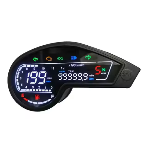Motorcycle Digital LED Odometer Speedometer Tachometer For Honda NXR150 125 Bros 2003-2014 CRV XR150