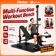 Multifunctional Weight Bench Adjustable Bench Press Foldable Leg Workout for Home Gym