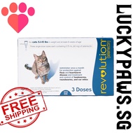 ❤️[15% OFF VOUCHER] Revolution Topical Solution for Cats 5.1-15 lbs. - Blue, 3 Doses
