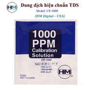 Combo of 2 packs of tds meter calibration solution CP-1000 HM Digital-USA