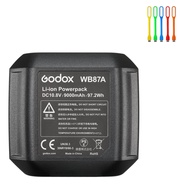 Godox WB87A Power Lithium Battery Pack DC 10.8V/9000mAh Compatible for Godox AD600 AD600B AD600BM AD